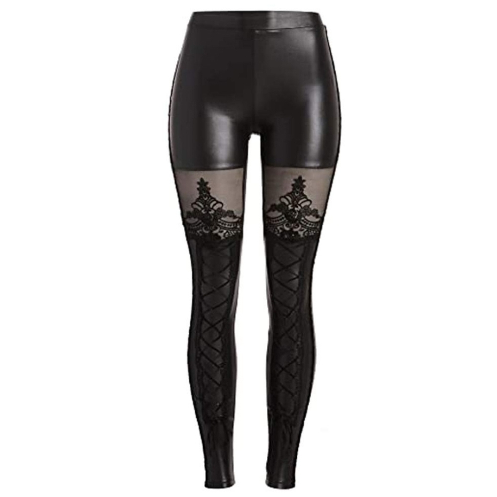 Punk Rave Macbeth Victorian Faux Leather Leggings